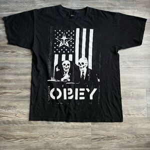 Vintage Y2K 2004 Obey Tee Size L
